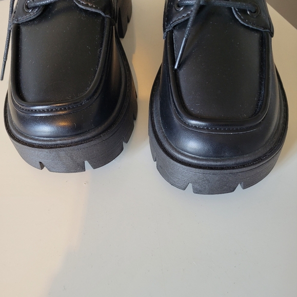 Chunky Goth Oxfords, BNWT, Size 38 - Picture 3 of 10